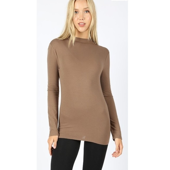 Glam Girl Fashion Tops - NWT Long Sleeve Mock Turtle Neck Top